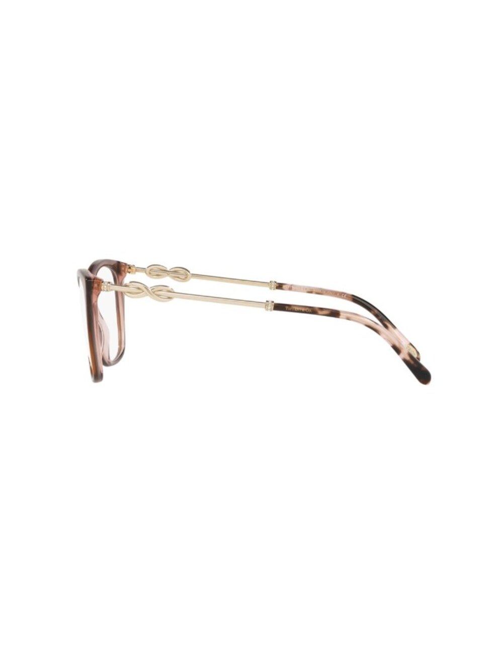 Tiffany & Co. Reading Glasses TF 2160-B 8255 54-17 Brown & Gold Frames Readers - Picture 3 of 3